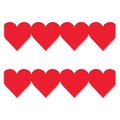 Hygloss Products Hygloss Products HYX33625 Red Heart Globe Design Border Strips; 12 Per Pack HYX33625